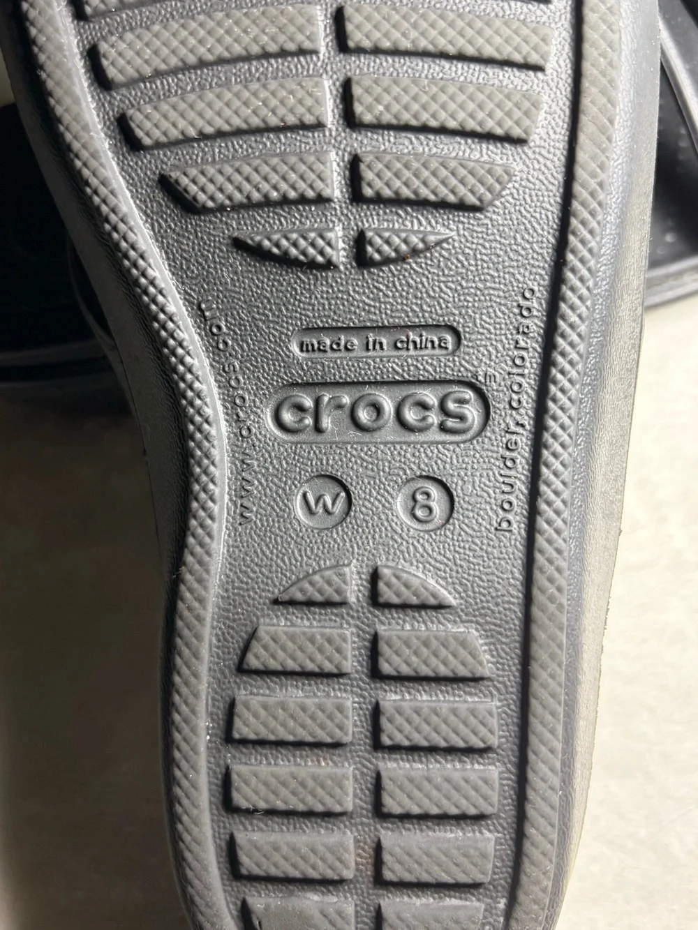 CROCS Men's Black Crosstrap Slip-On Sandals